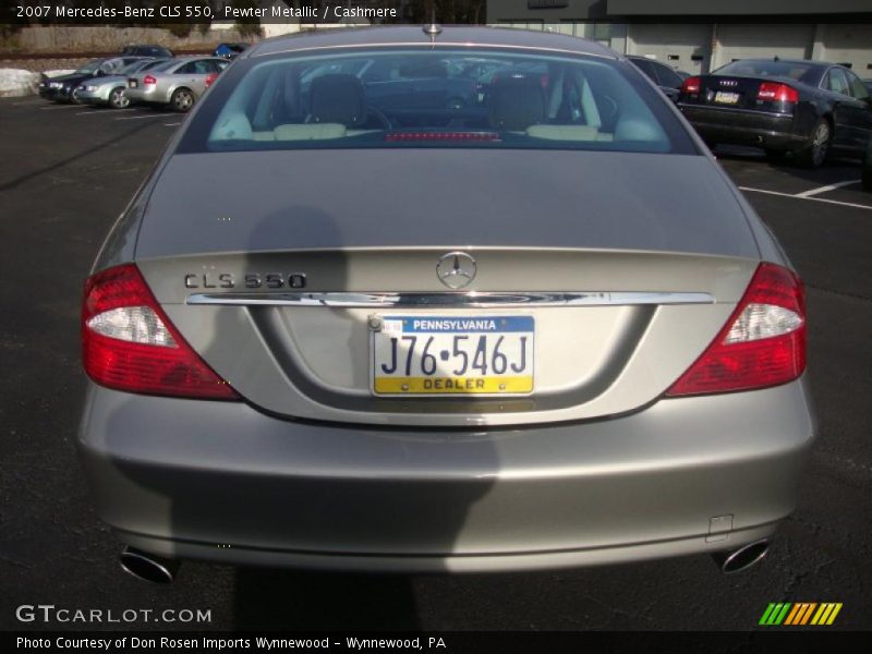 Pewter Metallic / Cashmere 2007 Mercedes-Benz CLS 550