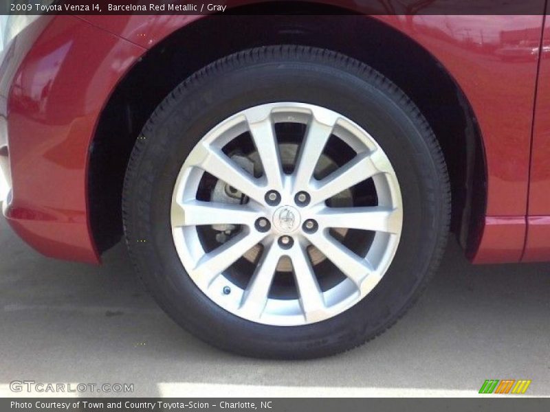 Barcelona Red Metallic / Gray 2009 Toyota Venza I4