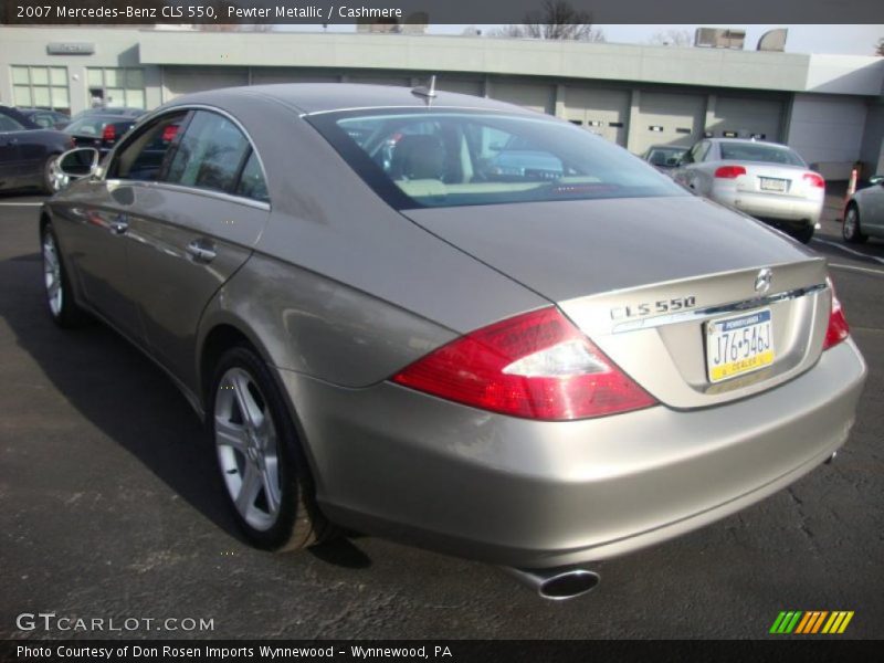 Pewter Metallic / Cashmere 2007 Mercedes-Benz CLS 550