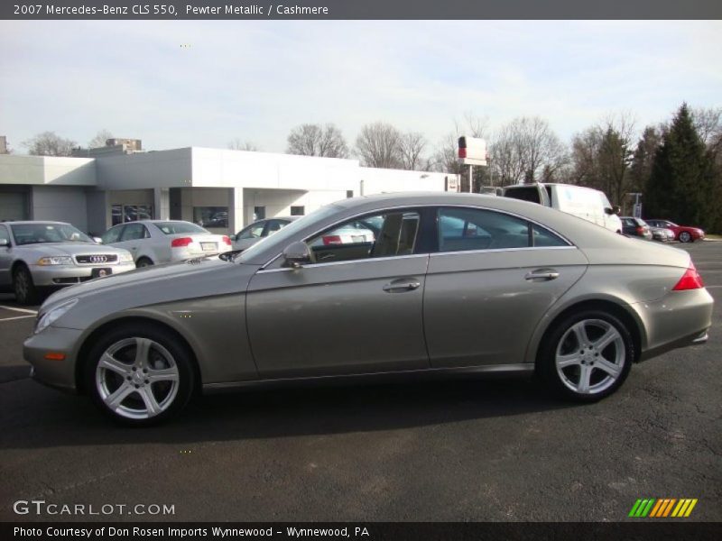 Pewter Metallic / Cashmere 2007 Mercedes-Benz CLS 550