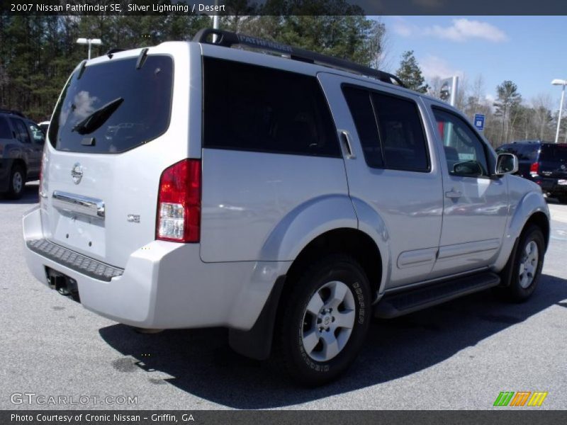 Silver Lightning / Desert 2007 Nissan Pathfinder SE