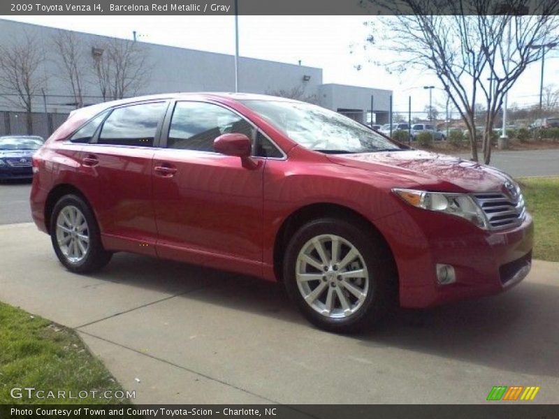 Barcelona Red Metallic / Gray 2009 Toyota Venza I4