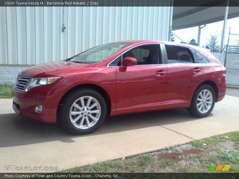 Barcelona Red Metallic / Gray 2009 Toyota Venza I4