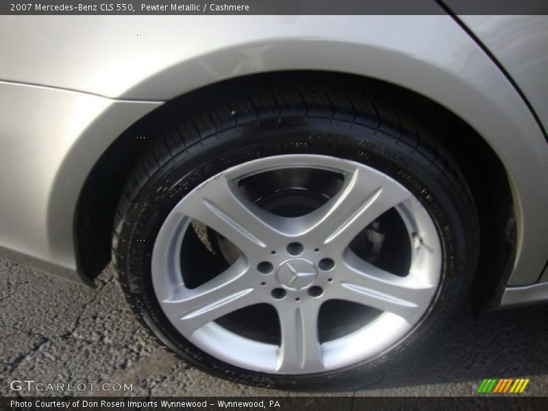 Pewter Metallic / Cashmere 2007 Mercedes-Benz CLS 550