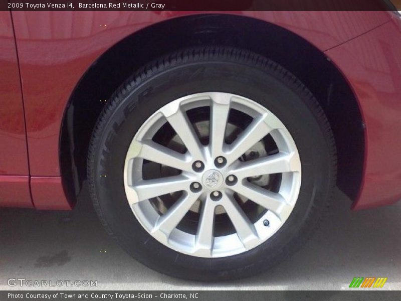Barcelona Red Metallic / Gray 2009 Toyota Venza I4