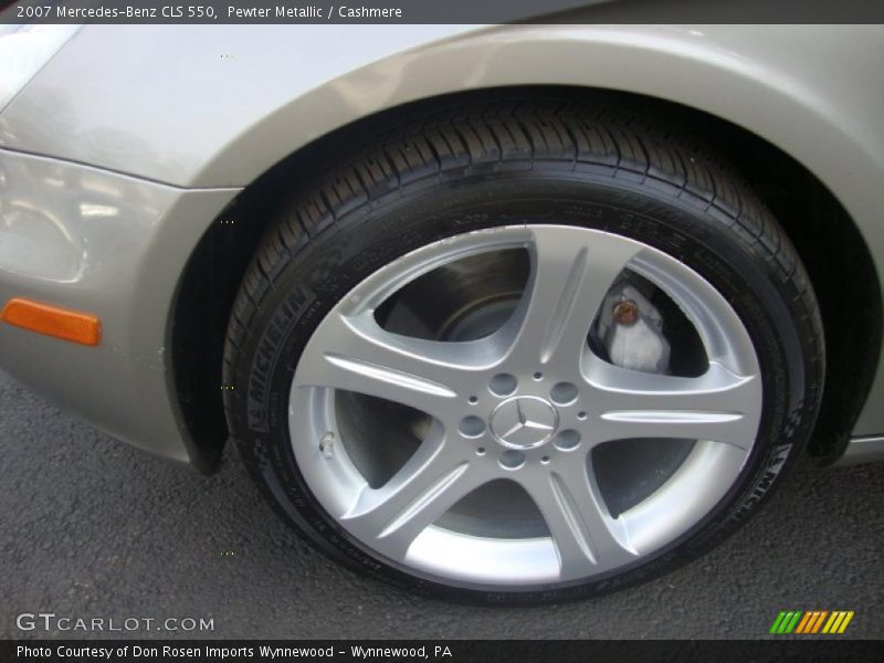 Pewter Metallic / Cashmere 2007 Mercedes-Benz CLS 550