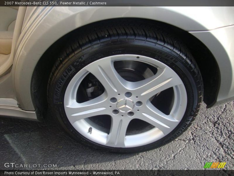 Pewter Metallic / Cashmere 2007 Mercedes-Benz CLS 550