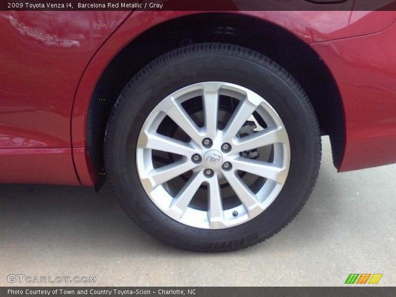Barcelona Red Metallic / Gray 2009 Toyota Venza I4