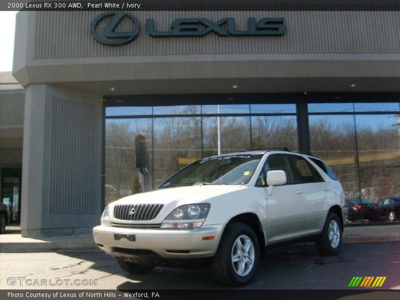 Pearl White / Ivory 2000 Lexus RX 300 AWD