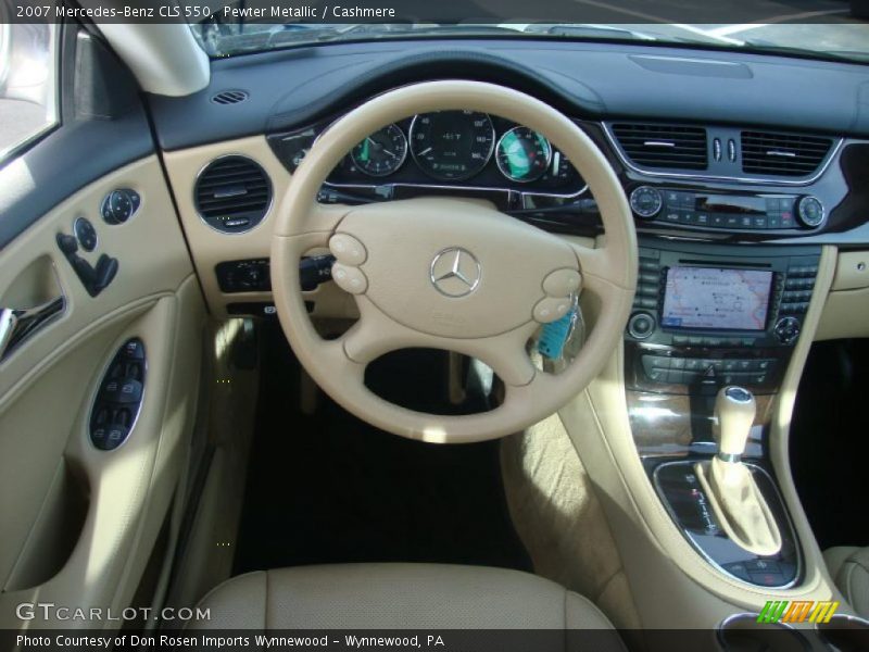 Pewter Metallic / Cashmere 2007 Mercedes-Benz CLS 550