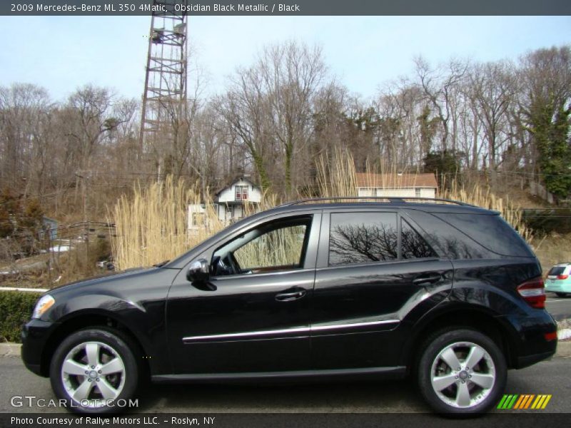 Obsidian Black Metallic / Black 2009 Mercedes-Benz ML 350 4Matic