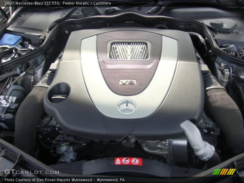 Pewter Metallic / Cashmere 2007 Mercedes-Benz CLS 550