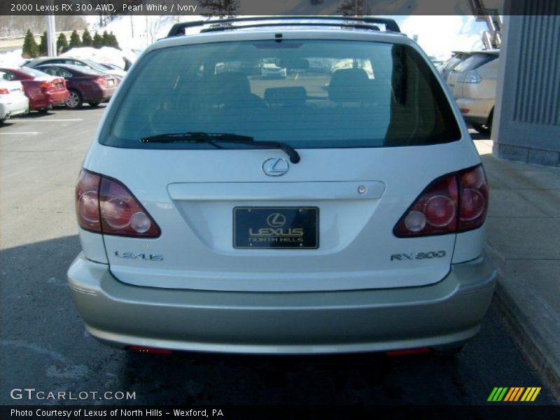 Pearl White / Ivory 2000 Lexus RX 300 AWD