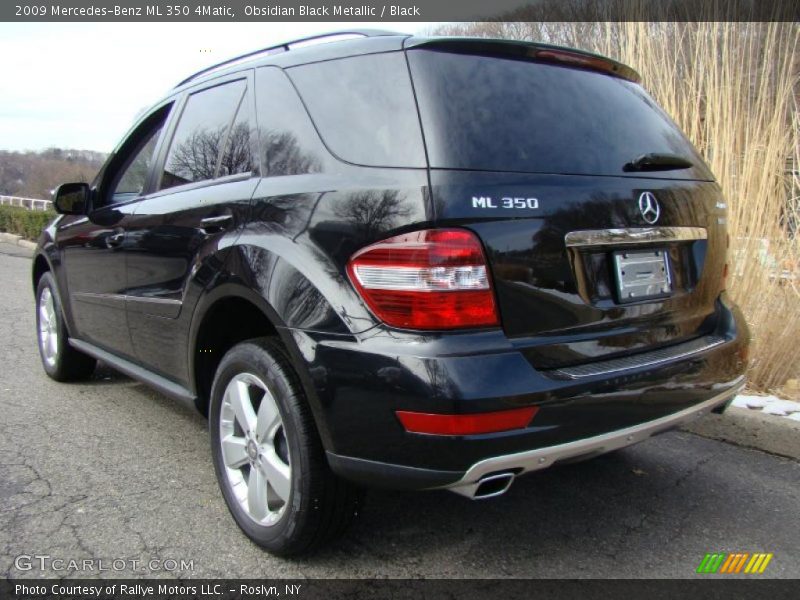 Obsidian Black Metallic / Black 2009 Mercedes-Benz ML 350 4Matic