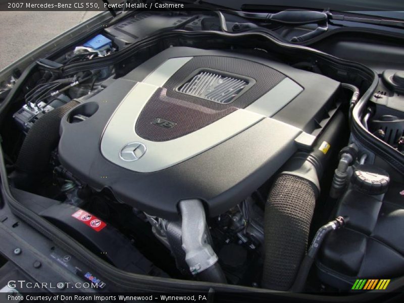 Pewter Metallic / Cashmere 2007 Mercedes-Benz CLS 550
