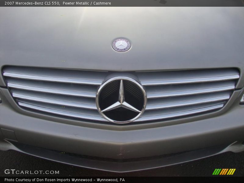 Pewter Metallic / Cashmere 2007 Mercedes-Benz CLS 550