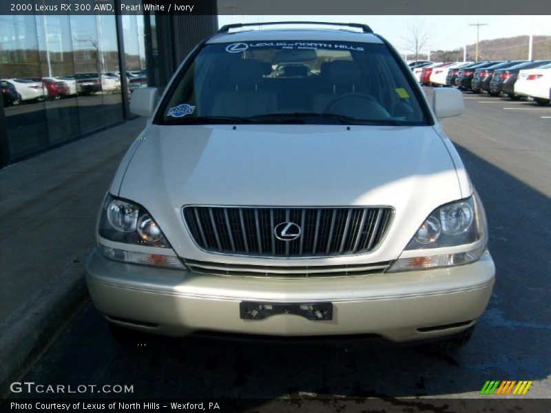 Pearl White / Ivory 2000 Lexus RX 300 AWD