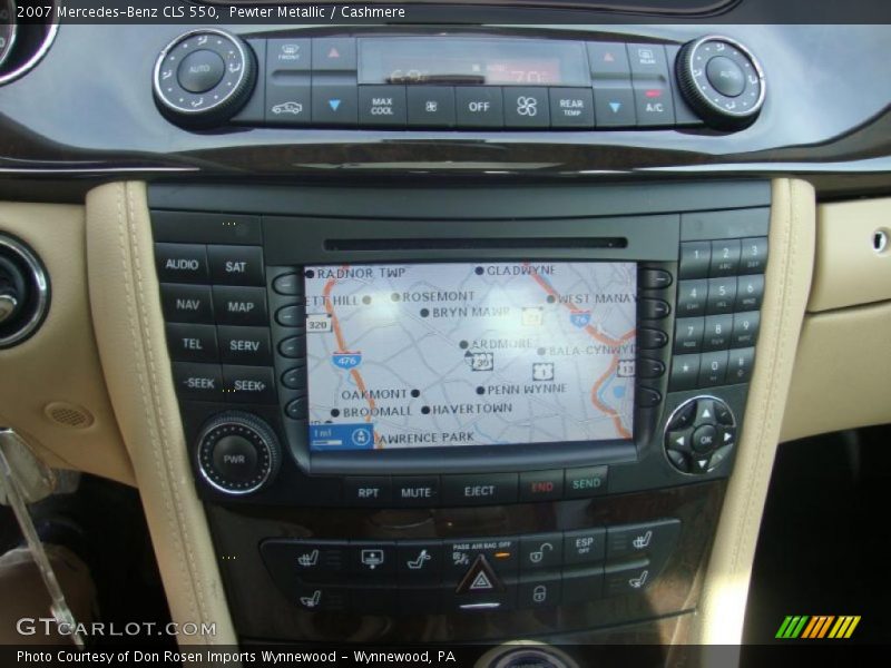 Pewter Metallic / Cashmere 2007 Mercedes-Benz CLS 550