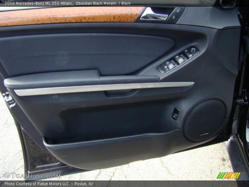 Obsidian Black Metallic / Black 2009 Mercedes-Benz ML 350 4Matic