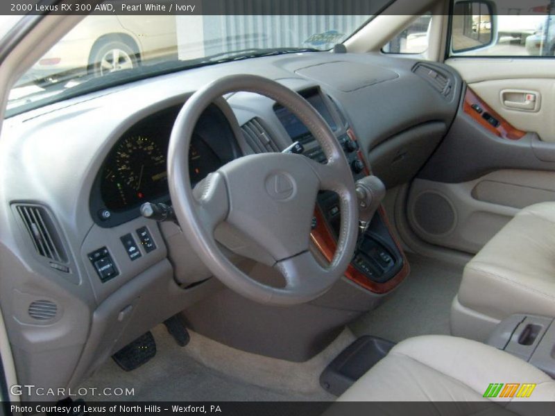 Pearl White / Ivory 2000 Lexus RX 300 AWD