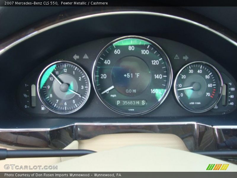 Pewter Metallic / Cashmere 2007 Mercedes-Benz CLS 550