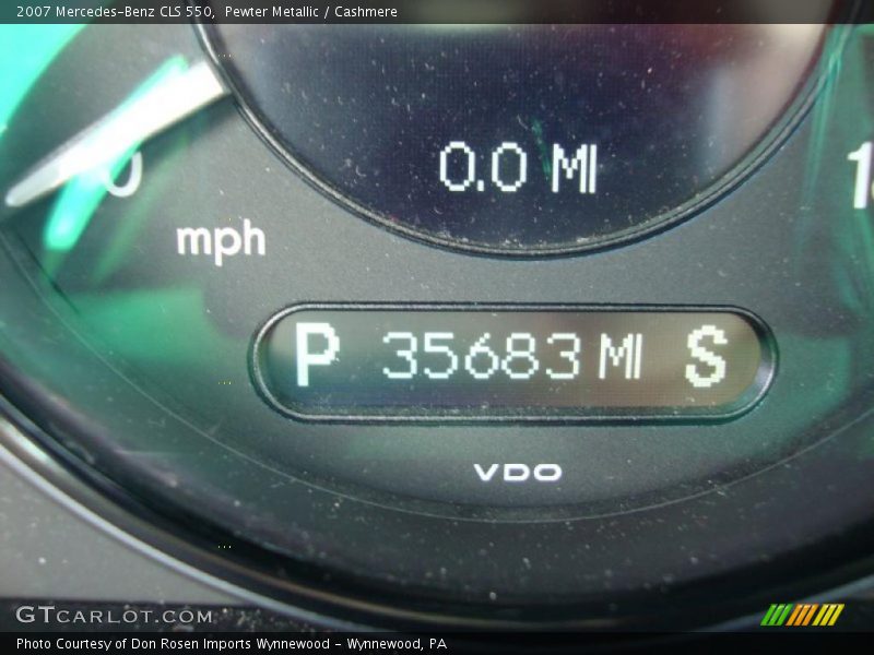 Pewter Metallic / Cashmere 2007 Mercedes-Benz CLS 550