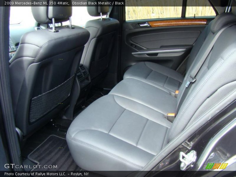 Obsidian Black Metallic / Black 2009 Mercedes-Benz ML 350 4Matic
