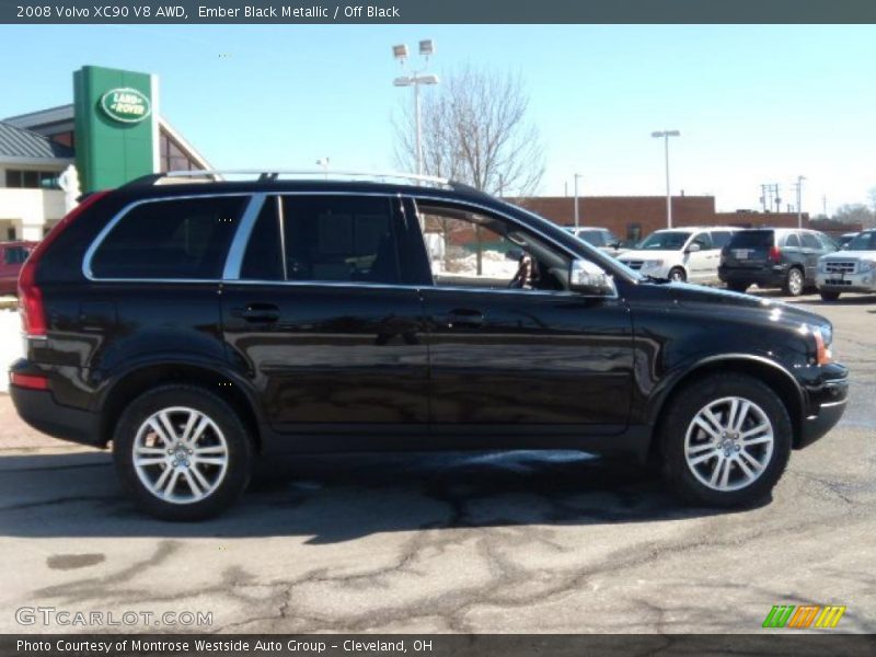 Ember Black Metallic / Off Black 2008 Volvo XC90 V8 AWD