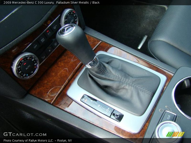 Palladium Silver Metallic / Black 2009 Mercedes-Benz C 300 Luxury
