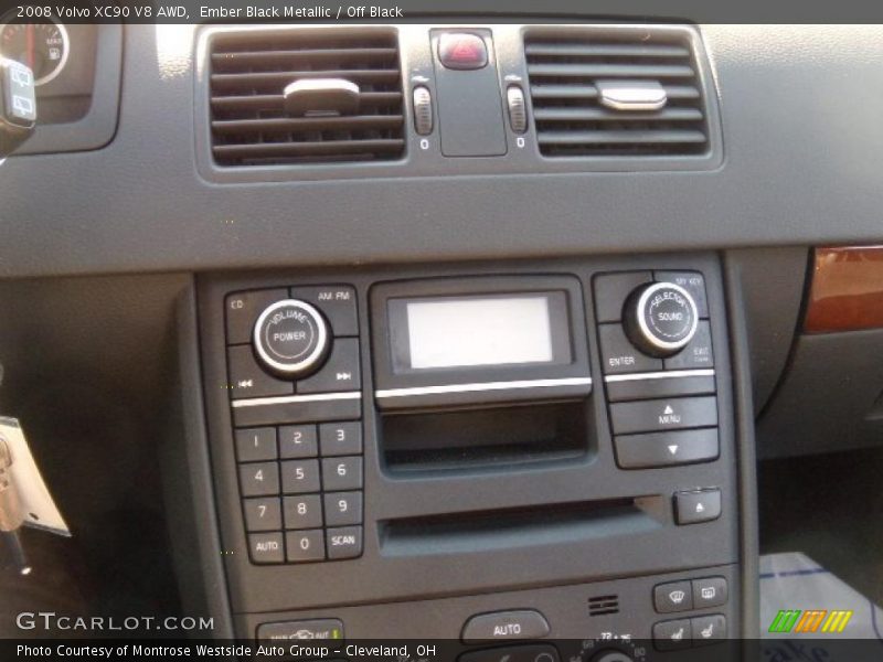 Ember Black Metallic / Off Black 2008 Volvo XC90 V8 AWD
