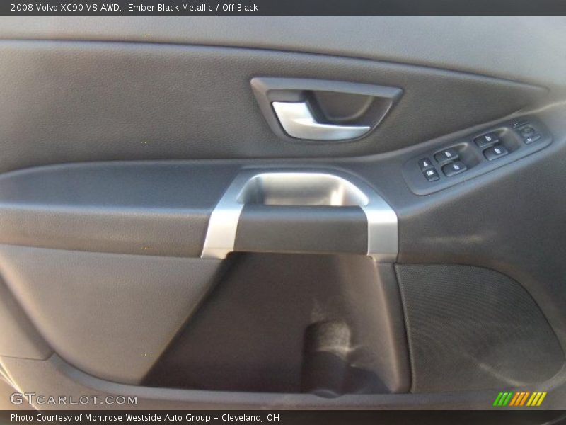 Ember Black Metallic / Off Black 2008 Volvo XC90 V8 AWD