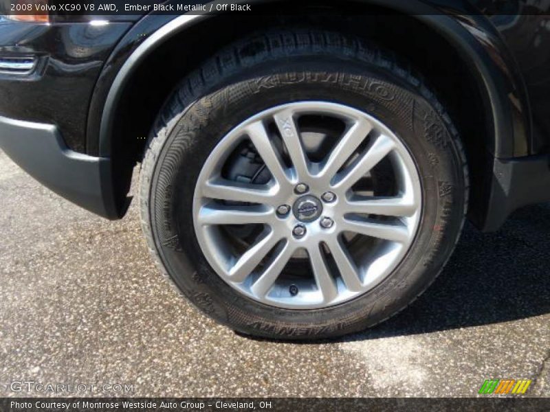 Ember Black Metallic / Off Black 2008 Volvo XC90 V8 AWD