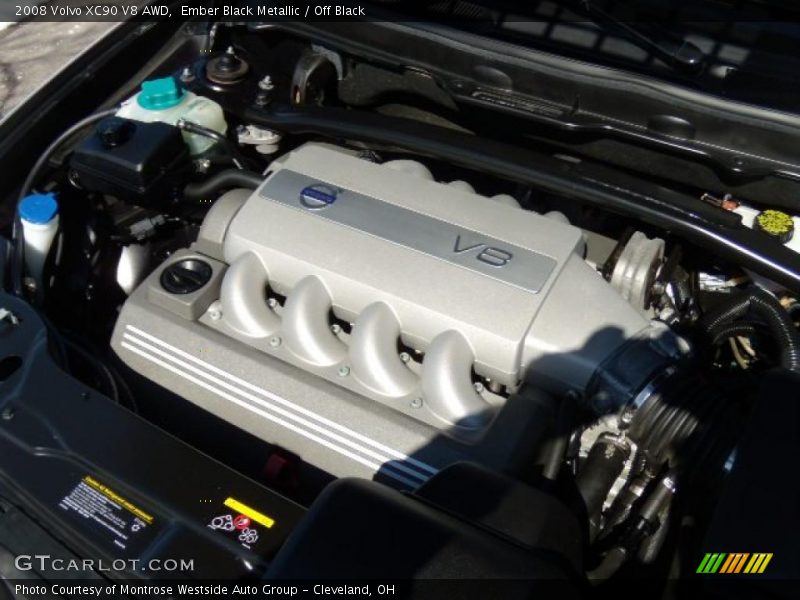 Ember Black Metallic / Off Black 2008 Volvo XC90 V8 AWD