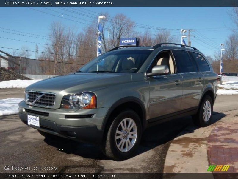 Willow Green Metallic / Sandstone 2008 Volvo XC90 3.2 AWD