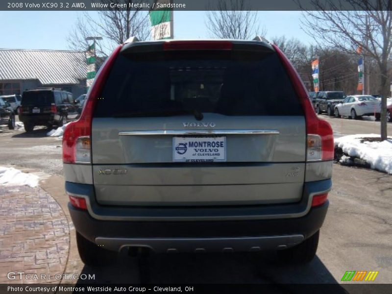 Willow Green Metallic / Sandstone 2008 Volvo XC90 3.2 AWD