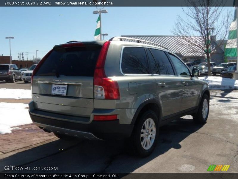 Willow Green Metallic / Sandstone 2008 Volvo XC90 3.2 AWD