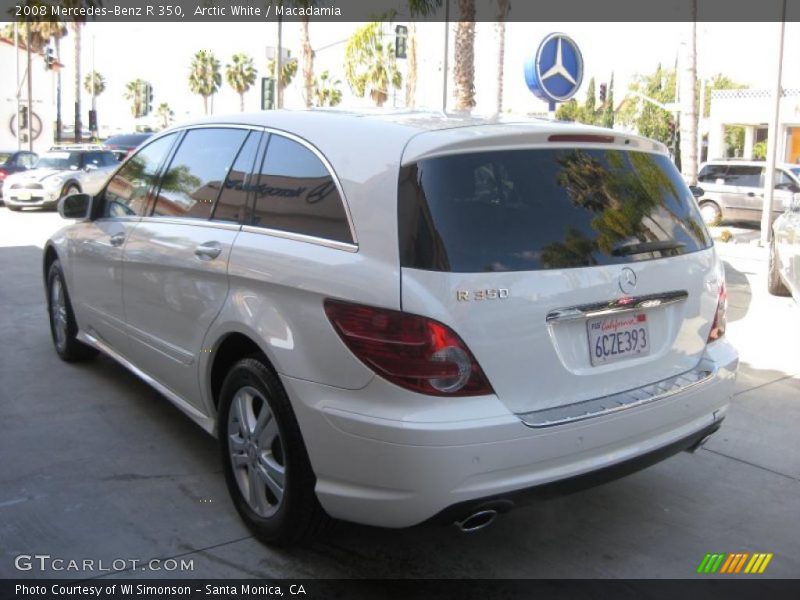 Arctic White / Macadamia 2008 Mercedes-Benz R 350