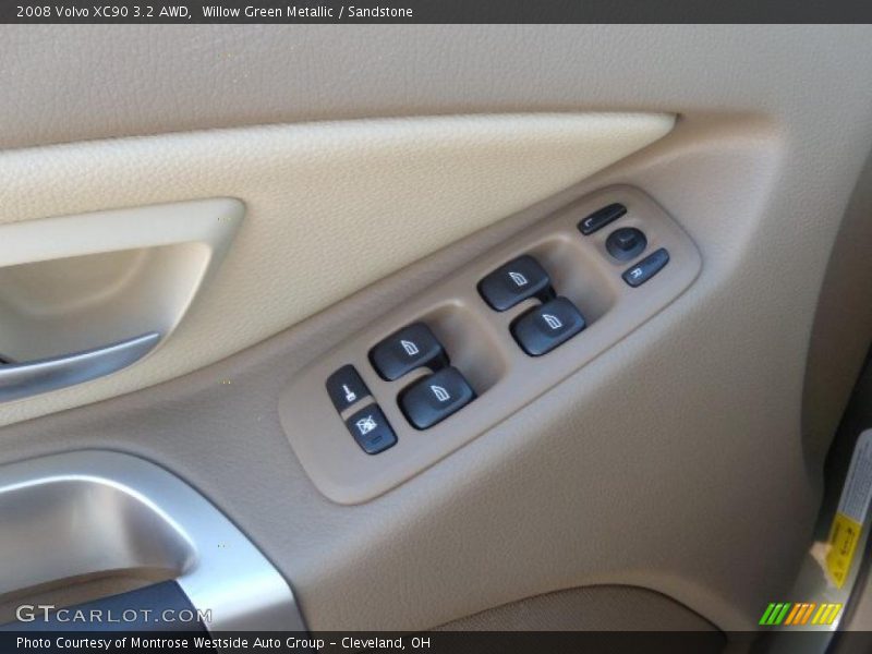 Willow Green Metallic / Sandstone 2008 Volvo XC90 3.2 AWD