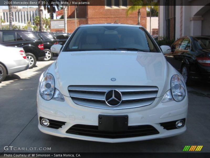 Arctic White / Macadamia 2008 Mercedes-Benz R 350