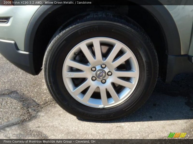 Willow Green Metallic / Sandstone 2008 Volvo XC90 3.2 AWD