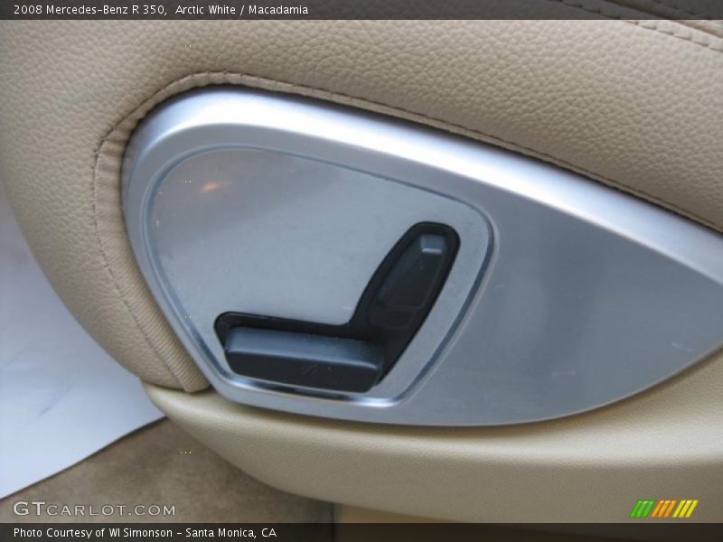 Arctic White / Macadamia 2008 Mercedes-Benz R 350