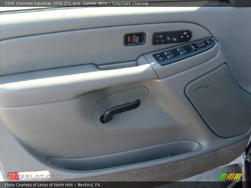 Summit White / Gray/Dark Charcoal 2005 Chevrolet Suburban 1500 Z71 4x4