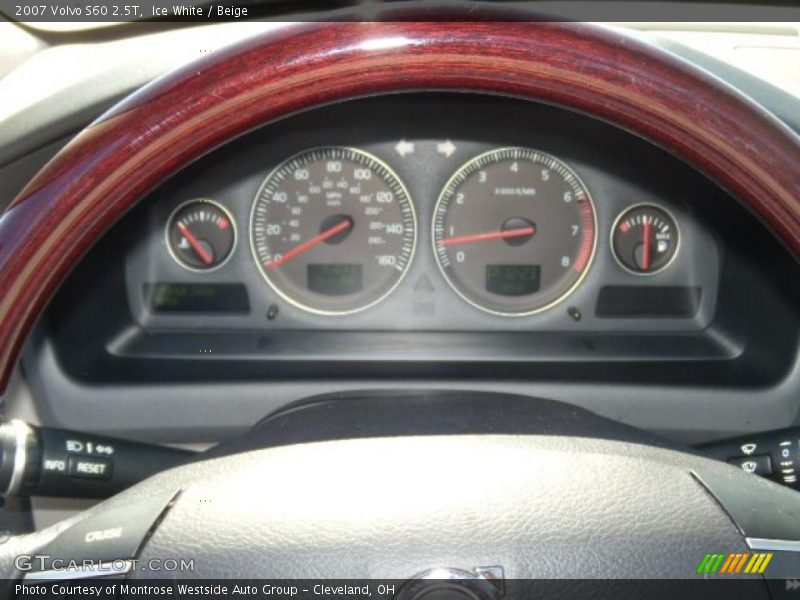 Ice White / Beige 2007 Volvo S60 2.5T