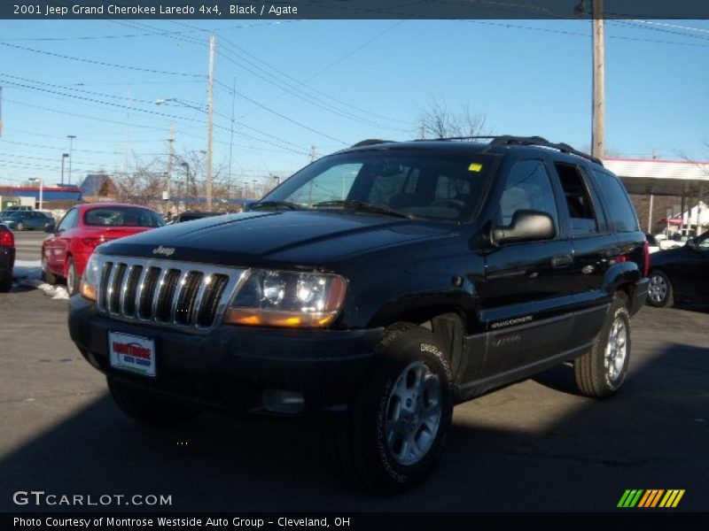 Black / Agate 2001 Jeep Grand Cherokee Laredo 4x4