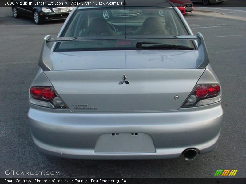 Apex Silver / Black Alcantara 2006 Mitsubishi Lancer Evolution IX