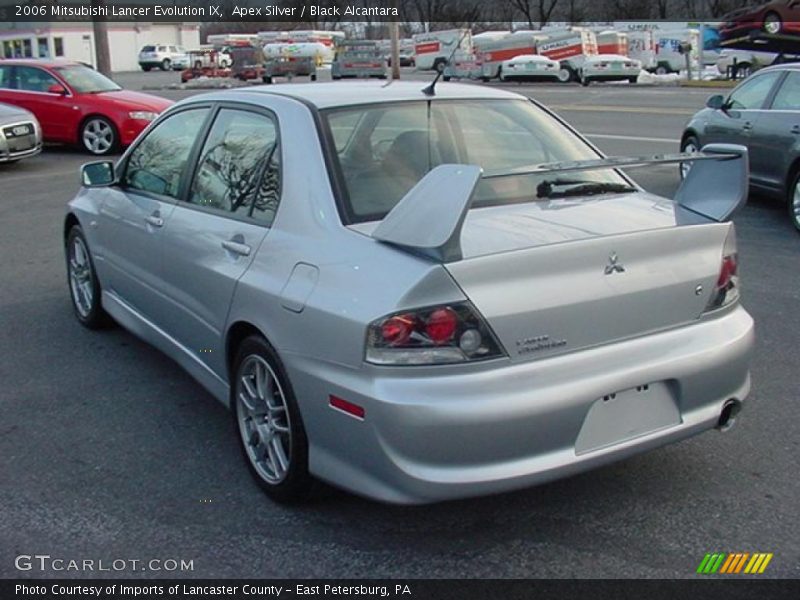 Apex Silver / Black Alcantara 2006 Mitsubishi Lancer Evolution IX