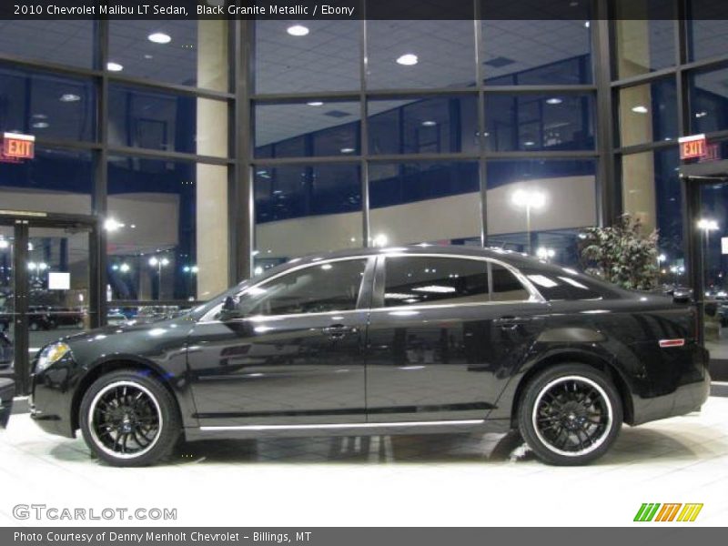 Black Granite Metallic / Ebony 2010 Chevrolet Malibu LT Sedan