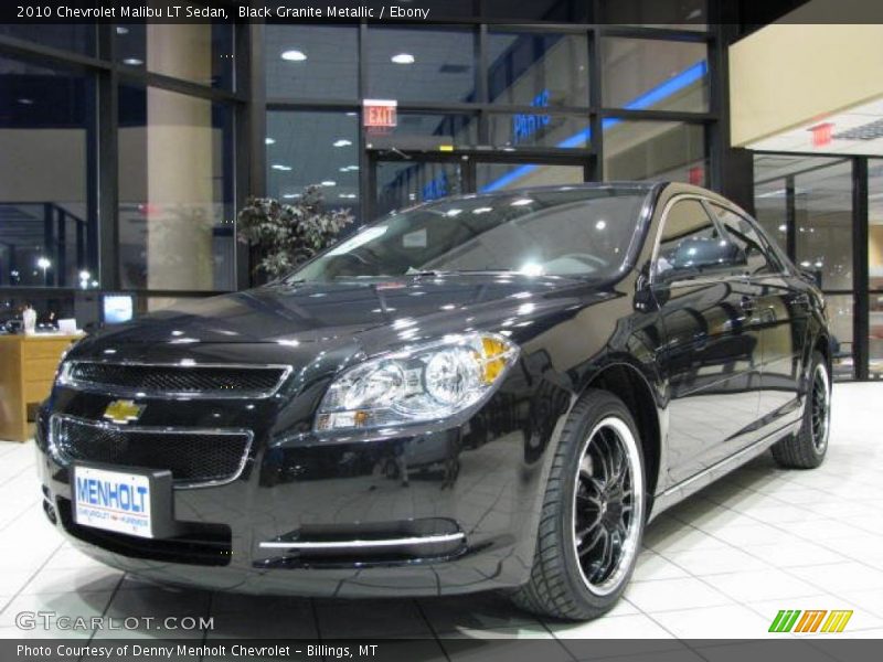 Black Granite Metallic / Ebony 2010 Chevrolet Malibu LT Sedan