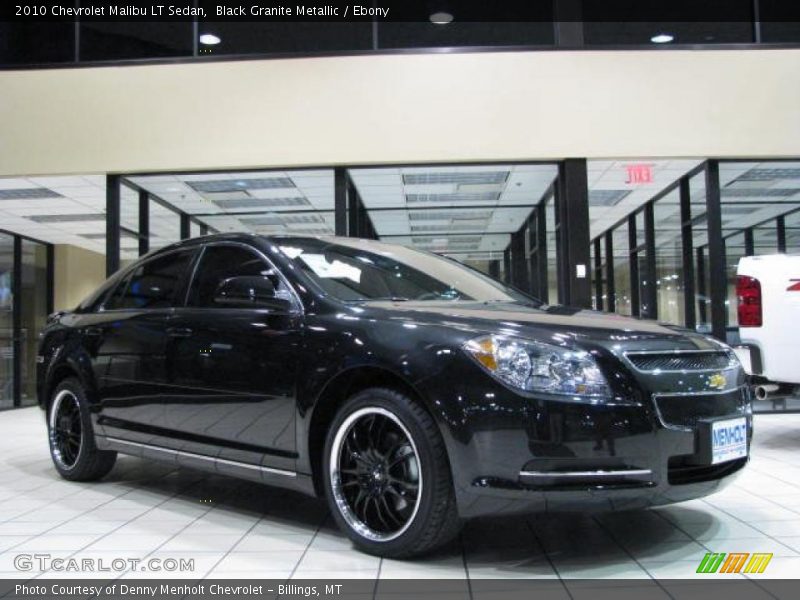Black Granite Metallic / Ebony 2010 Chevrolet Malibu LT Sedan