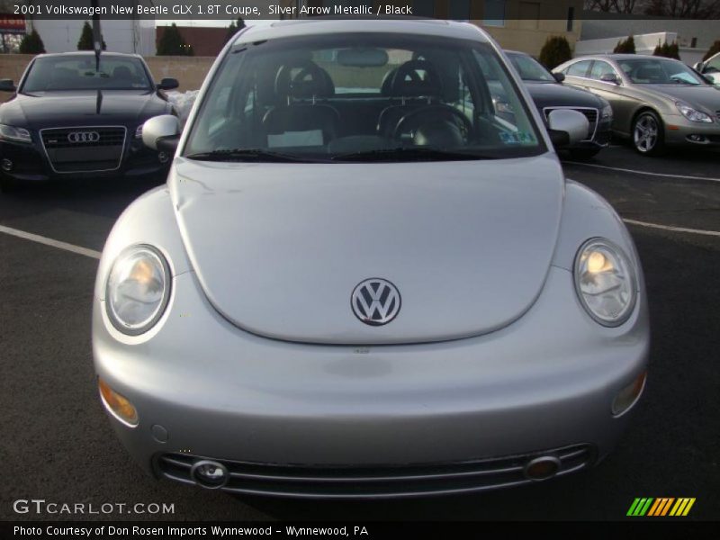 Silver Arrow Metallic / Black 2001 Volkswagen New Beetle GLX 1.8T Coupe